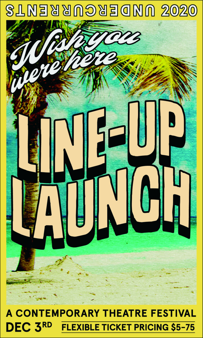 line-up launch event poster